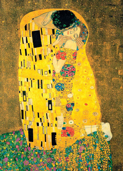 The Kiss by Gustav Klimt Greetings Card